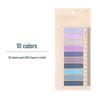 Morandi Semi-transparent Index Tabs - Student Study Labels PET Sticky Notes