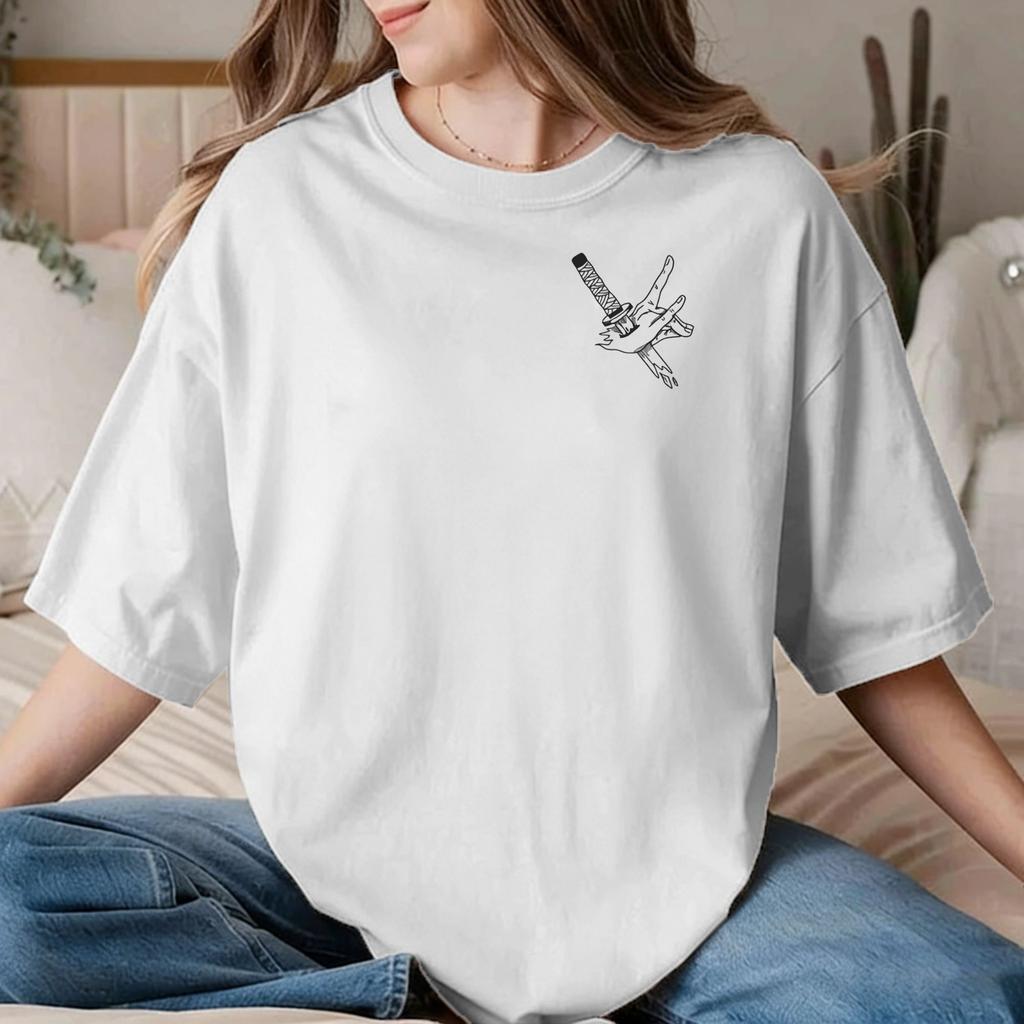 Vintage Chainsawunisexs Anime Tshirts Unisex Unisex Crew Neck Cotton T Shirt Reze Short Sleeve Tees Graphic Printed Clothing