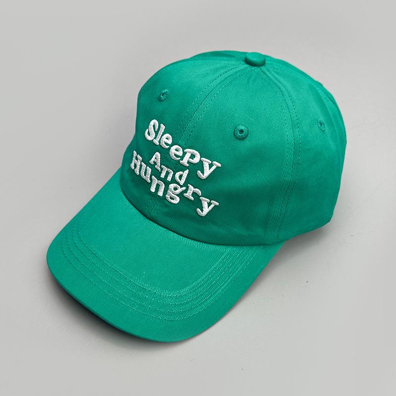 Outdoor Letter Embroidery Simple Baseball Cap Male And Female Couples Sunshade Fashionable Versatile Street Show Small Face 52-60cm