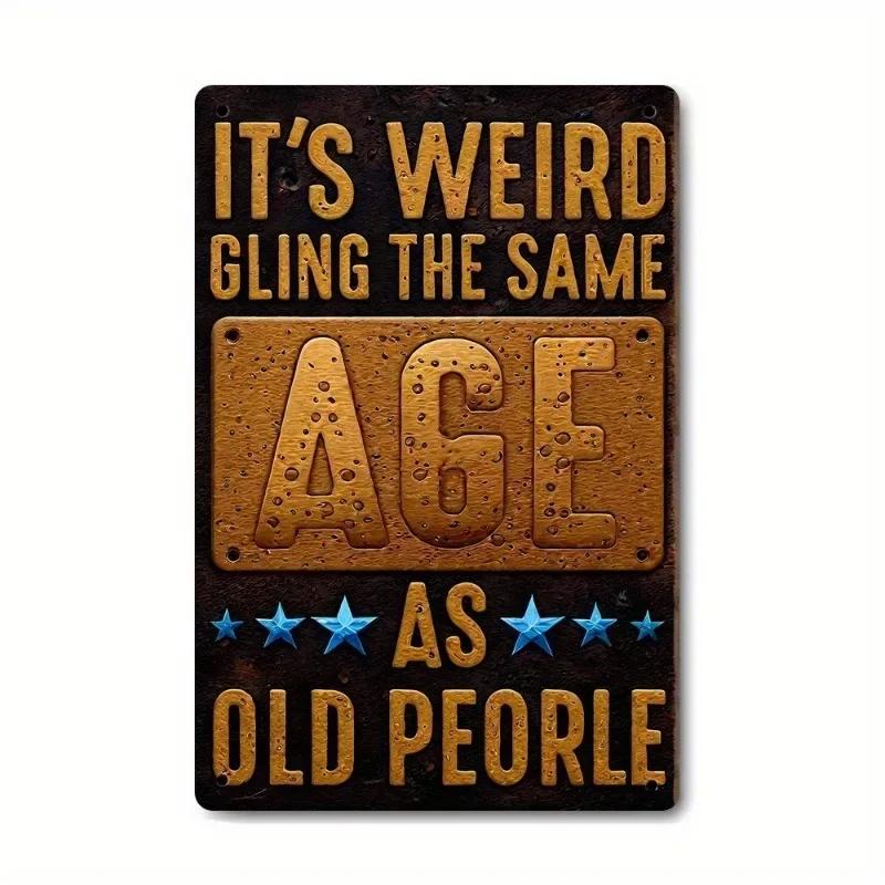 Metal Tin Poster Visual Effect Wall Art Decor Art Painting Retro Plaque Poster for Bar Club Wall Decor Retro Home Wall Plate