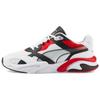 X-Ray Millennium Fabric Versatile Comfortable Low-Top Lifestyle Sneakers Unisex Sneakers White Red Black 375999-13