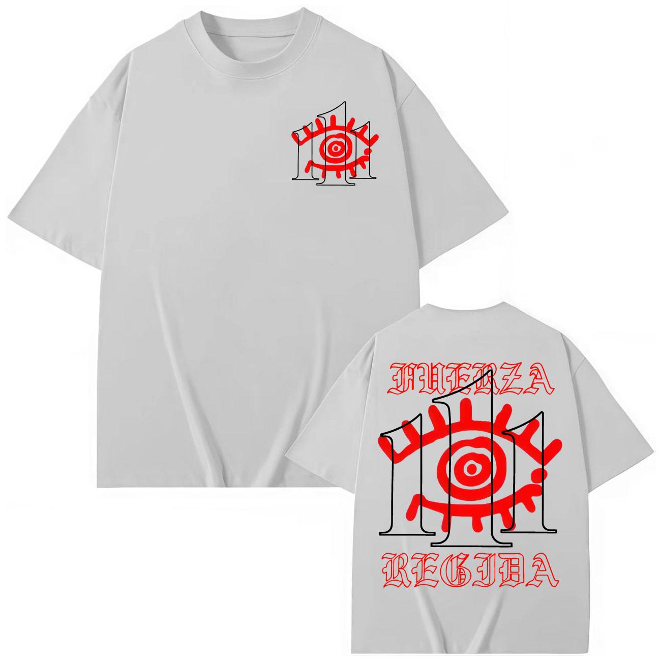 

Fuerza Regida 111XPANTIA Album Merch T-shirt Men Women Clothing Fashion Y2k Oversized T Shirt Pop Music Trend T-shirts 3XL