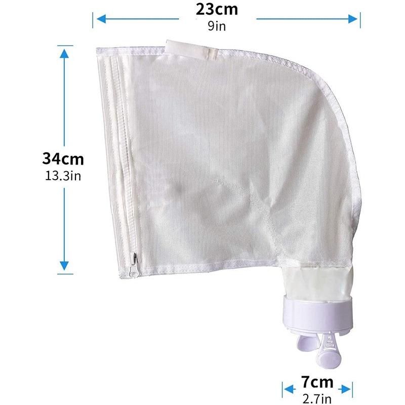 3PCS Zippered Bag Replacement Fits for Polaris 280,480 Pool Cleaner All Purpose Filter Bag Swimming Pool Cleaner Bags