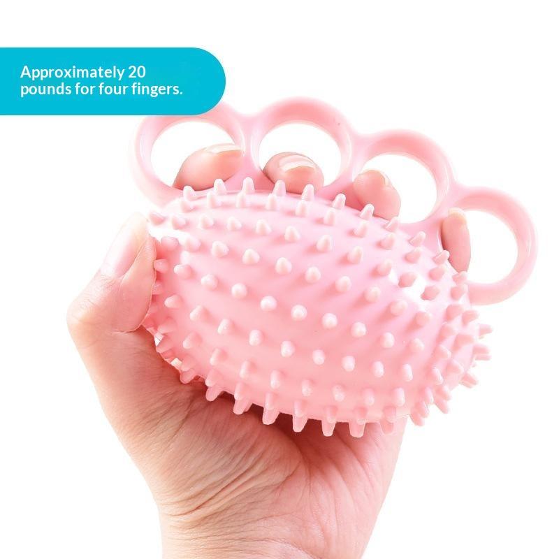 Tpr Hand Finger Grip Ball For Elderly Massage Rehabilitation Exercise Training Ergonomic Design Hand Therapy Ball
