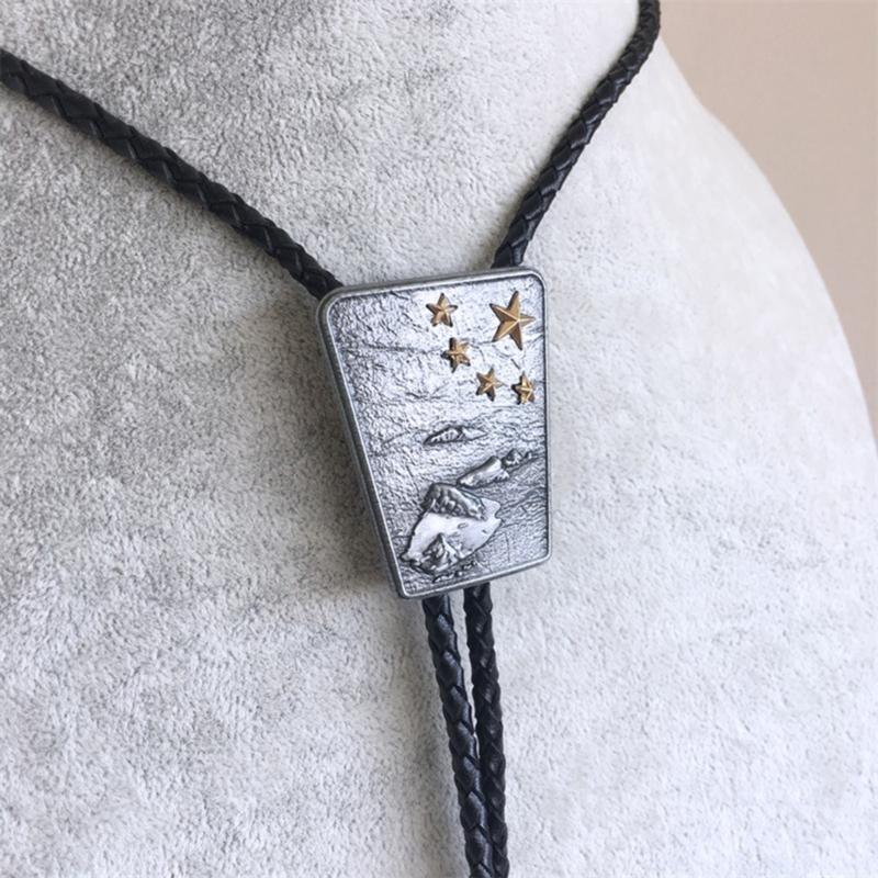 Bolo Styles Tie Western Bolo Tie Unique Bolo Necktie Men's Fashion Accessory for Men's Fashion