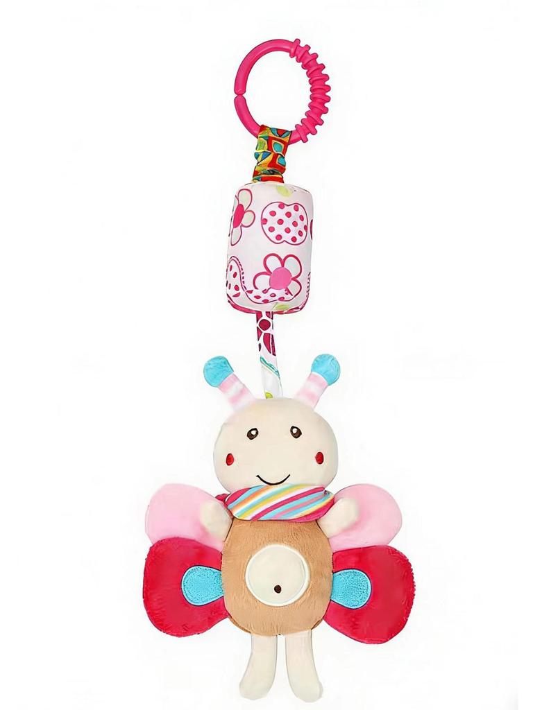 Animal Wind Chime & Teether Pendant for Strollers & Cribs