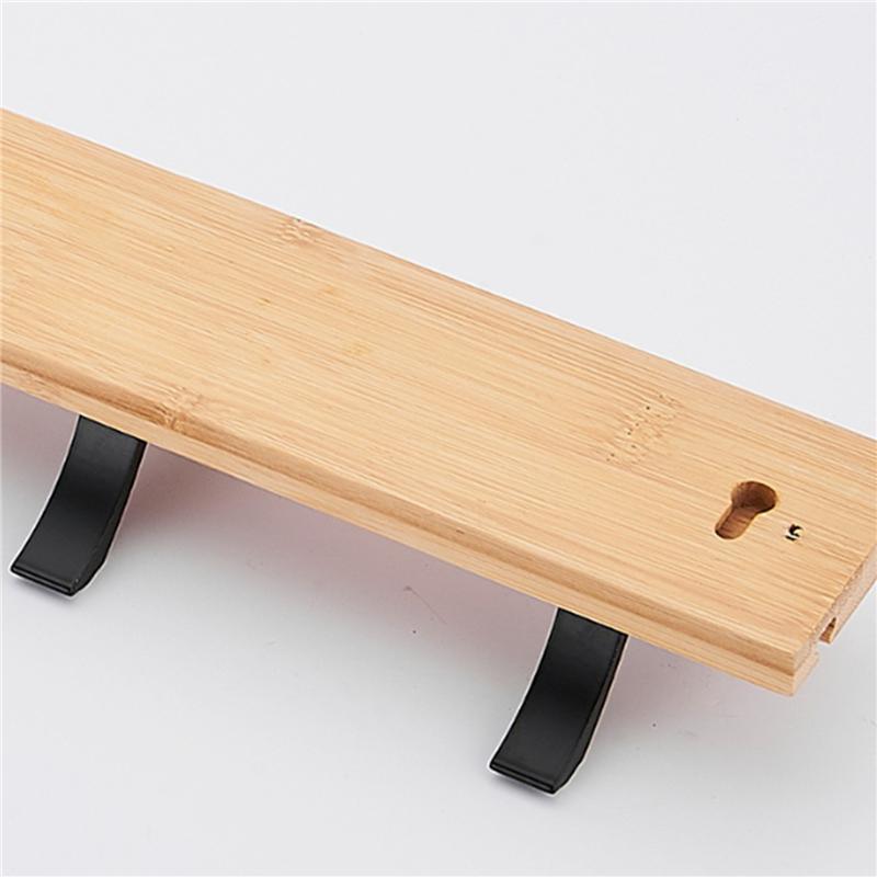 

ABWR-2X Coat Rack Wall Mount Coat Hooks - Wooden Black Coat Rack With 4 Hooks Wall Hooks