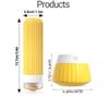 8pcs Toiletry Travel Bottle Set Portable Silicone Toiletries Containers Leak-Proof Squeeze Bottles Face Cream Makeup Storage Jar
