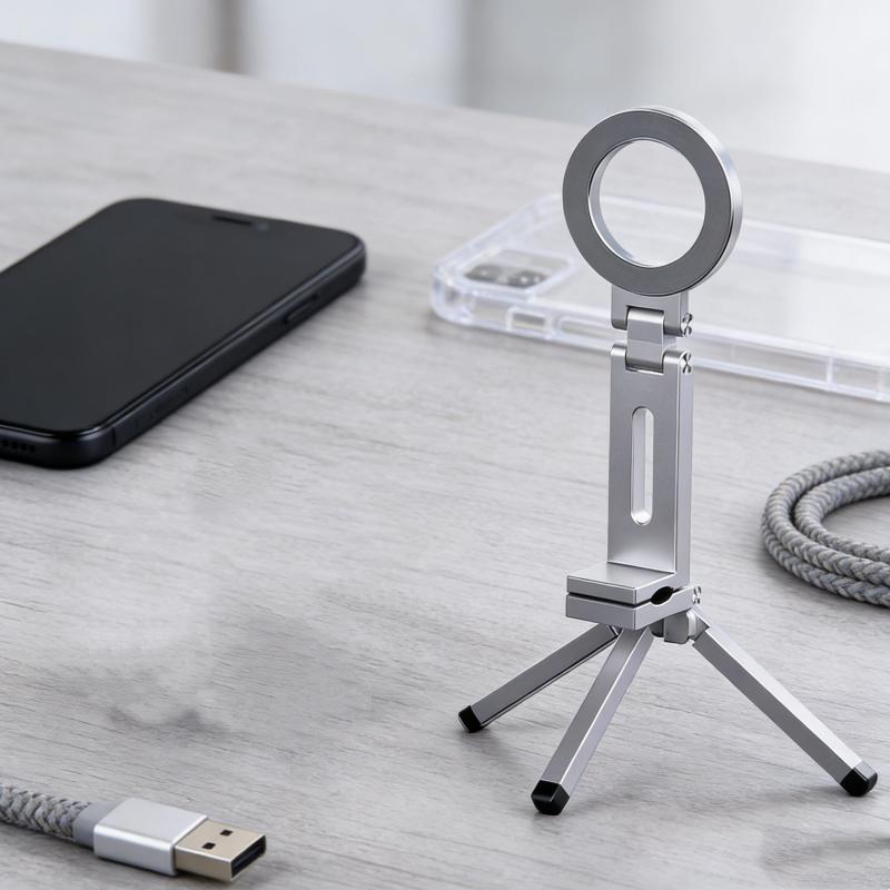 

1/2 упаковки универсального магнитного держателя для телефона, складной, с сильным присасыванием, универсальный зажим, hands-free, регулируемый угол, компактный