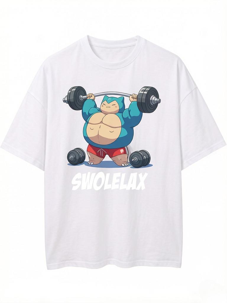 Pokémon Related Products Tshirts Gymnasium Sports and Fitness Unisexs and Womens Pure Cotton Shortsleeved Casual Clothing