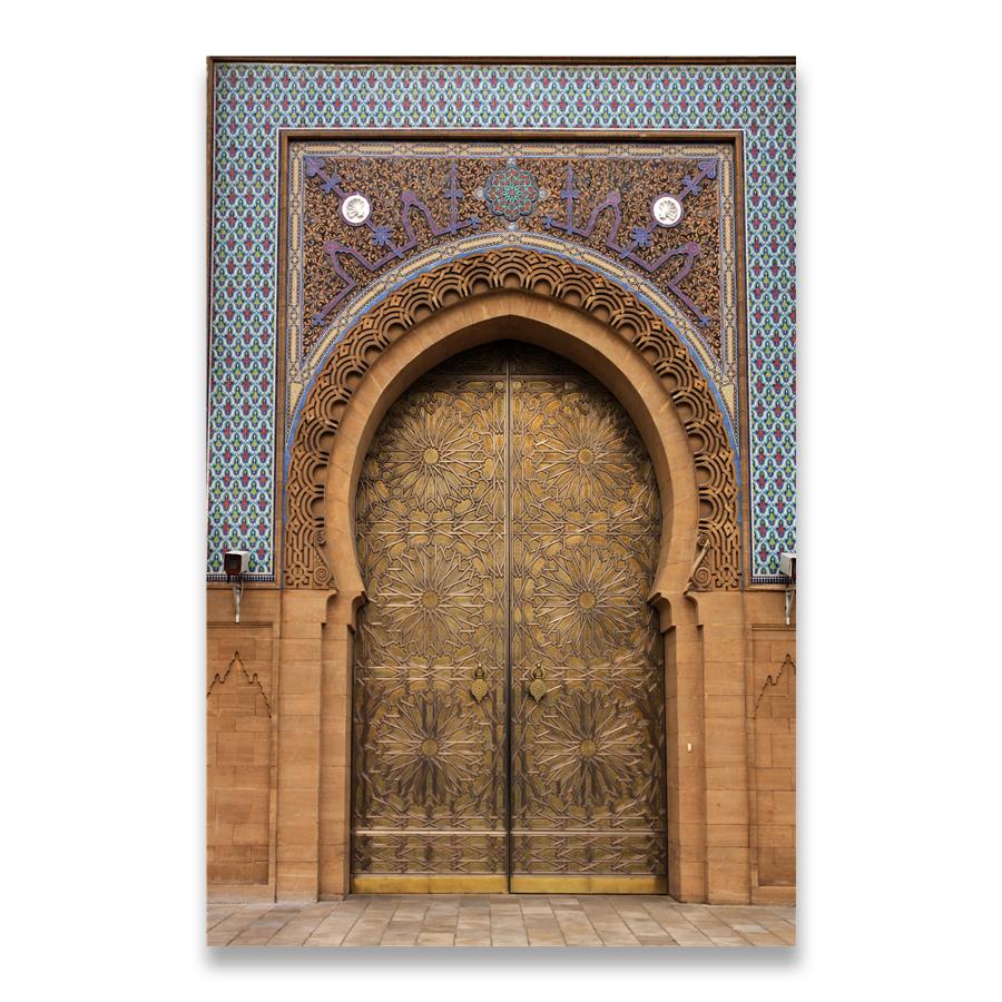 Nordic Morocco Door Vintage Posters World Famous Architecture Art Pictures Printed Living Room Canvas Painting Home Decor