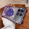 For POCO X6 Pro Holder Case Luxury Shiny Protective Shockproof Stand Cover Case For Xiaomi Poco F6 M6 M7 X7 X 6 Pro Coque Shell