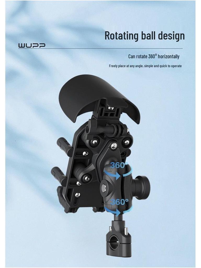 Electric Vehicle & Motorcycle Phone Holder - 2025 Shockproof, Rainproof Navigation Mount