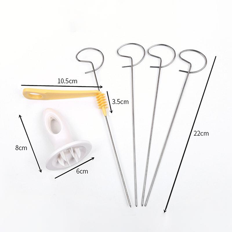 3 String Rotate Potato Slicer Spiral Cutter Twisted Potato Slice Cutter Spiral Potato Tornado Chips Making Tool Kitchen Gadgets