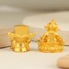Golden Eight-Directional Wealth Chinese God Of Wealth Diy Desktop Carving Ornament  Versatile High-Value Decoration Gift