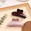 Women Hair Claw, High Elastic Spring Buckle Back Head Hair Clip, Geometric Shape Shower Hair Claw for Medium And Long Hair
