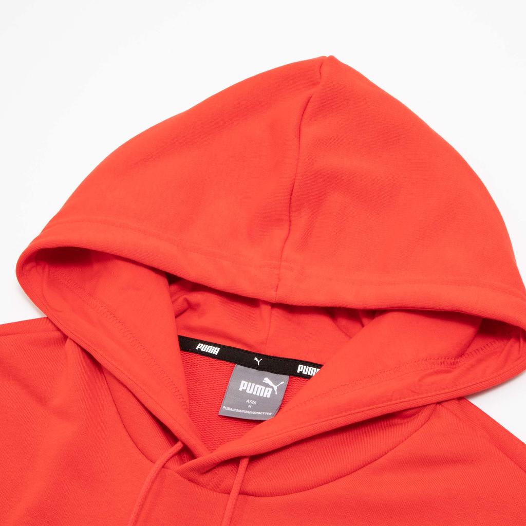 Puma Lässiger Kapuzenpullover mit Buchstabenaufdruck Amerikanisches Langarm-Sweatshirt Herren-Sweatshirt Leuchtendrot 683433-11