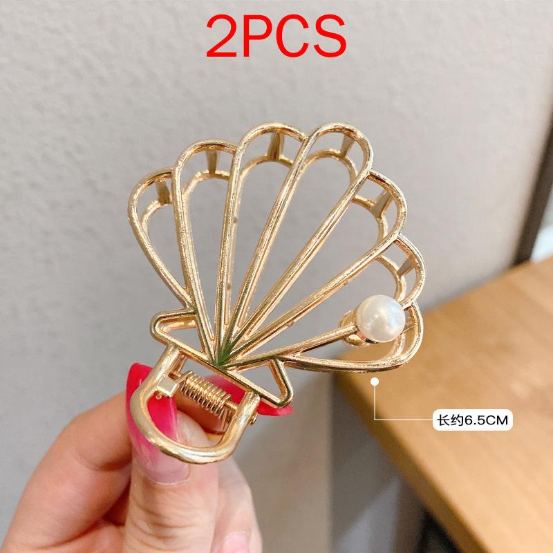 (87 Styles) 2pcs/ Set New Large Jelly Color Hair Clip Acrylic Hair Claw Shark Clamp For Women Girls Fashion Summer Updo Headwear Hair Accessories