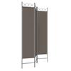 Vidaxl Parawan 3-Panelowy, Antracytowy, 120X220 Cm, Tkanina
