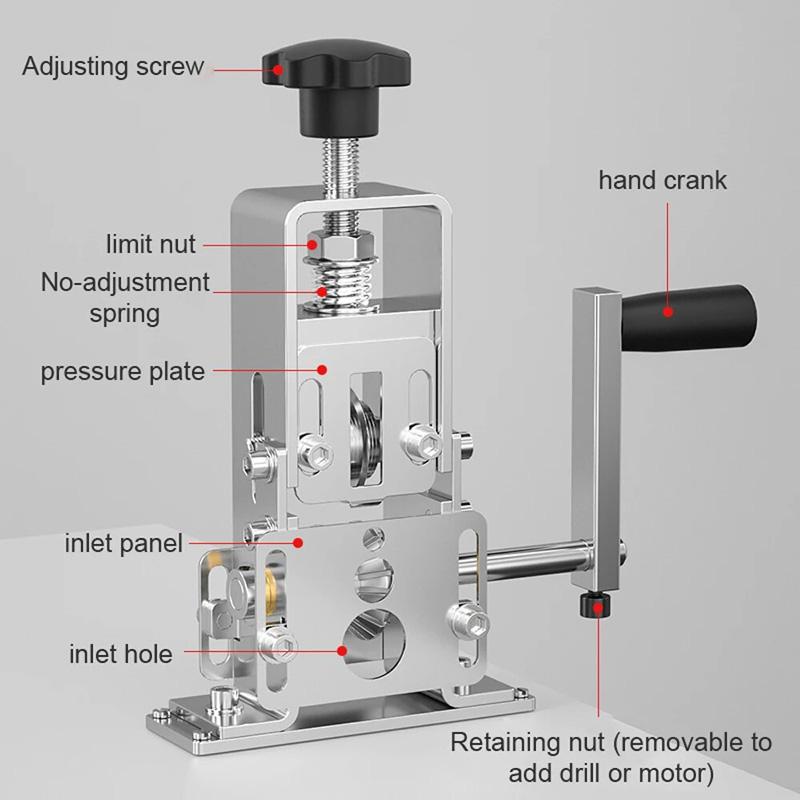 1-25mm Household Wire Stripper Machine Hand Crank Manual Wire Stripping Tool with Electric Drill Cable Electric Peeling Machine