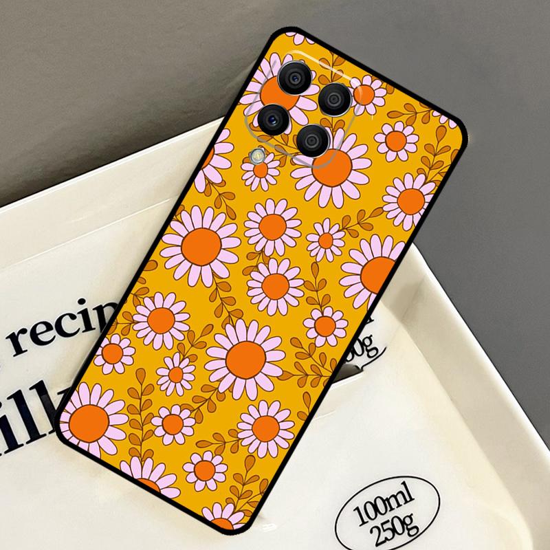 retro Groovy hippie boho rainbow Case For Samsung Galaxy M32 M12 M52 M15 M35 M55 M31 M56 M36 M16 M06 M13 M33 M53 M14 M34 M54