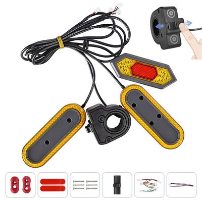 ABLZ-Turn Signal Lamps ABS For Xiaomi Mi Electric Scooter M365/ PRO/1S /Lite /Essential Scooter Reflective Rear Light