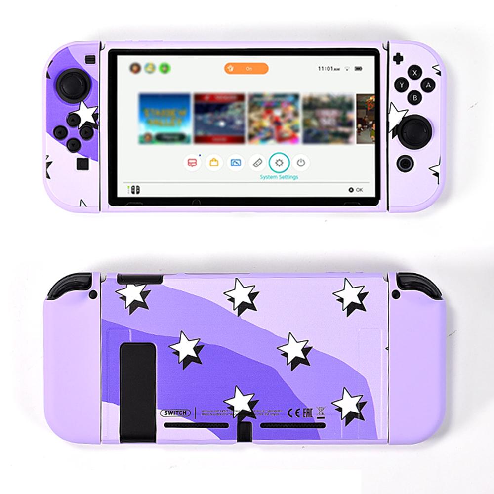

DATA FROG Для Nintendo Switch Стильний Захисний Чохол з Принтом Ігрова Консоль Протиударний ТПУ Корпус A