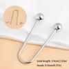 Zinc Zinc Alloy U-shaped Double Head Brooch Removable  Simple   Trousers Accessories