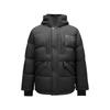 Fashionable Hooded Comfortable Warm Down Jacket Men Outerwear Carbon-Black L424M032-0018
