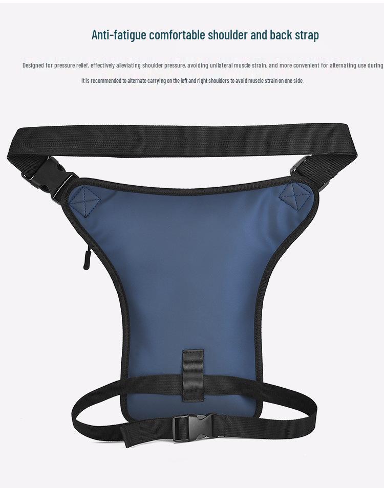 Men's Multifunctional Waterproof Crossbody Waist & Leg Bag for Outdoor Sports