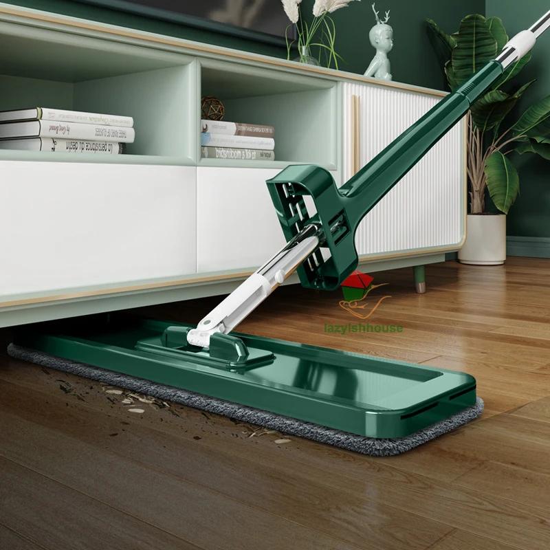 Mops Floor Cleaning Tools Squeeze Mop Household Cleaning Easy To Drain 360° Spin Home Floor Mop Cleaning Brooms Utensils House