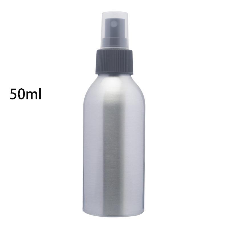 Aluminum Bottle Ribbed Nozzle Sunscreen Spray Bottle Aluminum Perfume Bottle Perfume Dispenser Bottle