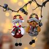 Christmas Tree Small Santa Cloth Pendant Toy