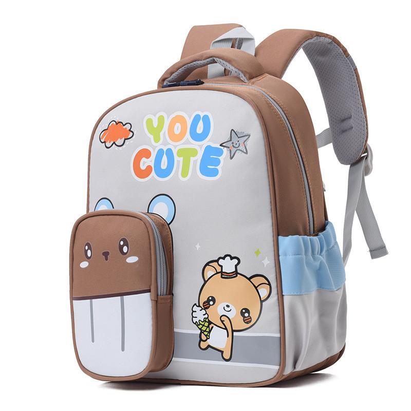 Breathable Cute Kindergarten Backpack For Kids Colorful Printed Children's School Bag