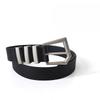 Belt Modern Black With Sophisticated Metal Buckle For Trendy Fashion Everyday