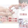 Jelly Double-sided Adhesive Nail Wraps 20-pack For Trendy Nail Designs Y34