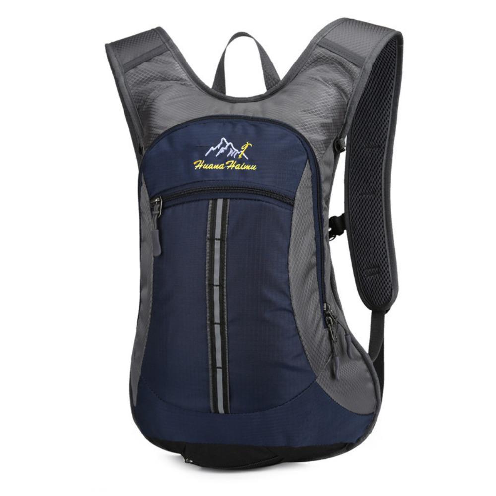 

New 18L Cycling Backpack Ergonomic Strap Ultralight Road Bicycle Bag Large Capacity with Water Bag Hiking Climbing Bag Outdoor темно-синього кольору