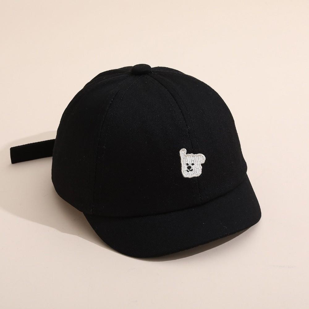 Casual Baby Baseball Hat Cartoon Bear Embroidery Sunshade Hat Fashion Duck Tongue Hat  Baby
