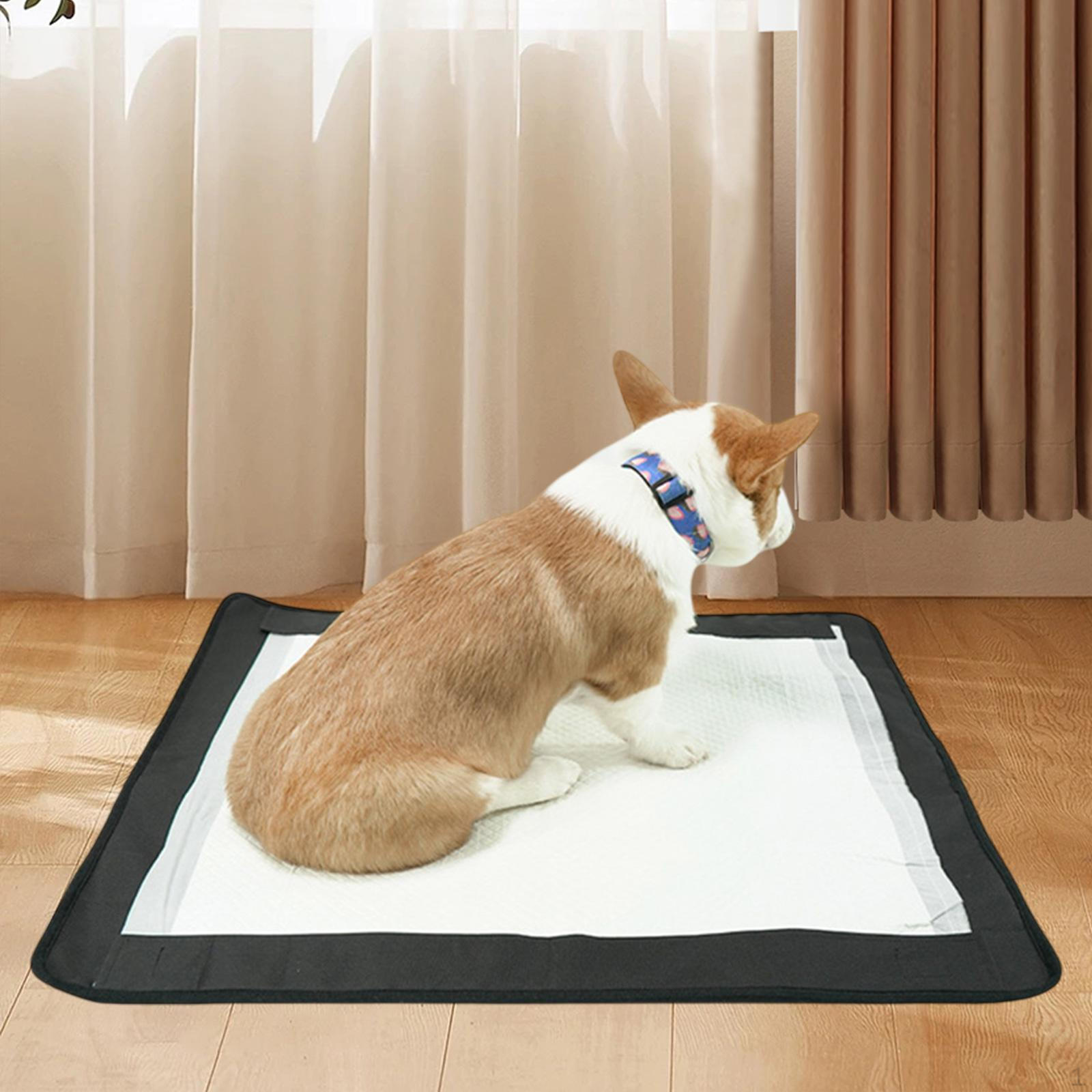 

Портативный держатель для туалета для собак, противоскользящий, легко переносить с фиксирующими магнитами для туалета для щенков Large