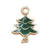 Christmas Enamel Charms for Jewelry Making, Mini Christmas Tree Pendants Charm for DIY Necklace Bracelet Earrings Making