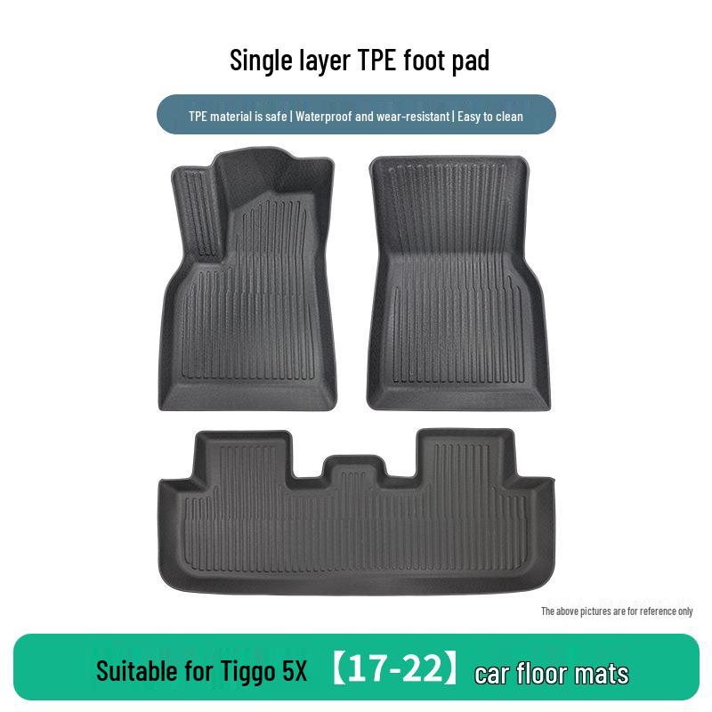 Ruihu 5X (2017-2022) TPE Floor Mats - 3-Piece Set for Chery Vehicles