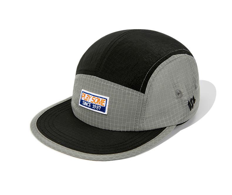 Summer outdoor flat-brimmed quick-drying cap men's and women's sunshade sunscreen skateboard hat street waterproof baseball hat