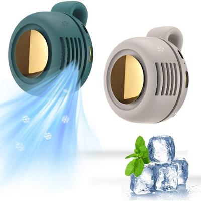 Portable Waist Fan Hanging Neck Fan Mini Small Fan USB Rechargeable Portable Whirlwind Waist Clip Fan For Outdoor Sports Working