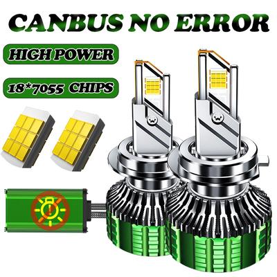 H4 H7 LED Scheinwerfer Birne Canbus 7055 CSP LED H1 H11 9005 HB3 9006 HB4 H8 H9 9012 12V 24V Turbo Auto Lichter Scheinwerfer 6500K