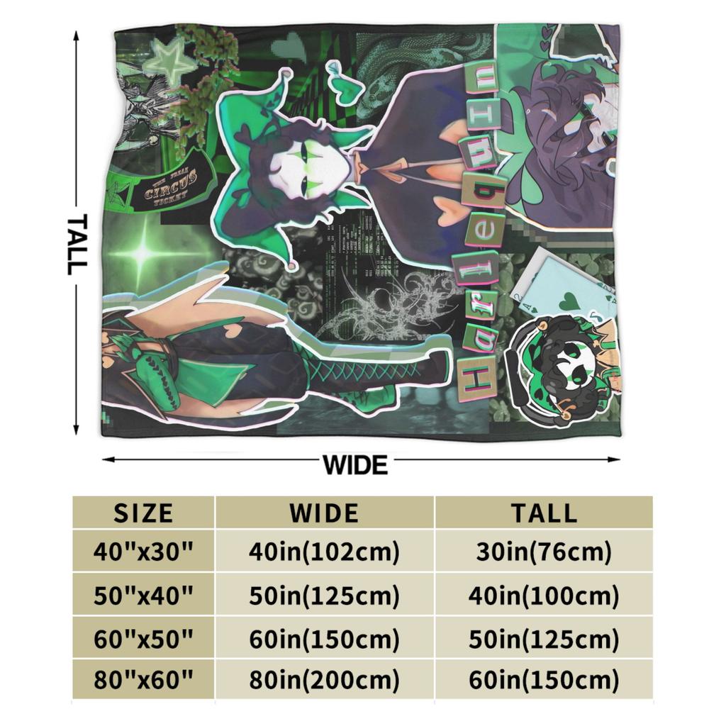 Die Freak Circus Flanelldecke Winter Super Warme Überwurfdecke für Mädchen Jungen Couch Bett Straßen Trend Bettbezug Sofa Bettbezug