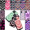 Star Dark Red Heart Love Blue Silicone Cover for Apple iPhone 17 12 13 Pro Max Mini ProMax 7 + 8 Plus Air 8+ Coque Phone Case