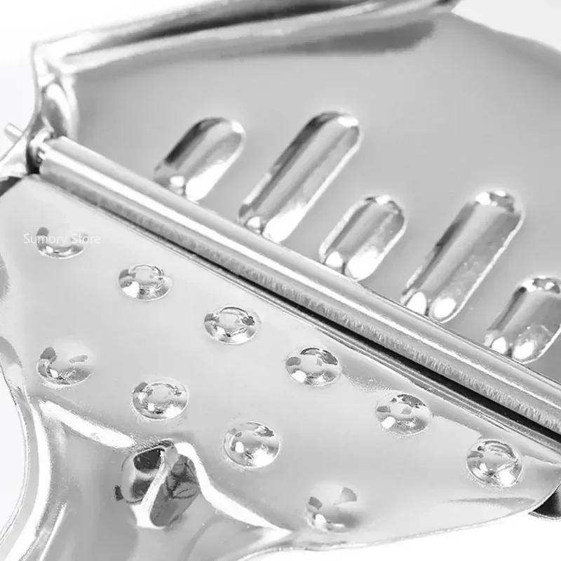 Stainless Steel Lemon Tongs Fruit Juice Squeezer Portable Juicer Orange Citrus Presser Grape Clip Home Kitchen Accessories