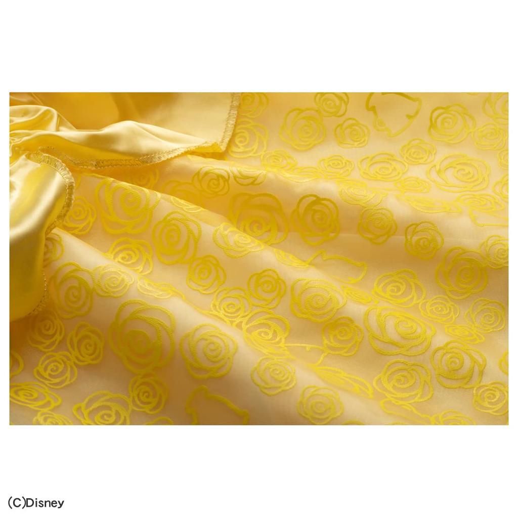 Domestic Takara Tomy Disney Princess Sparkly [Official Product] Dress, Belle, 100cm-110cm