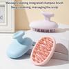 Simple Shampoo Brush Head Scalp Massage Comb Hair Washing Comb Body Massage Brush Bath Shower Brush Salon Hairdressing Tool