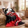 Spartak Moscow Print Flannel Blanket Soft Warm Sofa Bed Throw Blanket For Home Office Bedroom